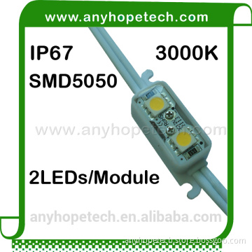 2015 Competitive price SMD5050 2LEDs battery powered flashing led module